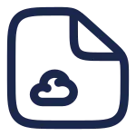 Cloud File SVG Icon